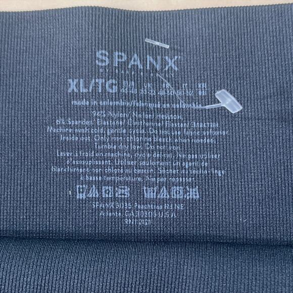 NWT Spanx Look at Me Now Bike Short Black Camo XL - Picture 6 of 9